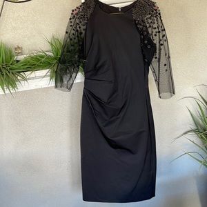 Lela Rose black dress